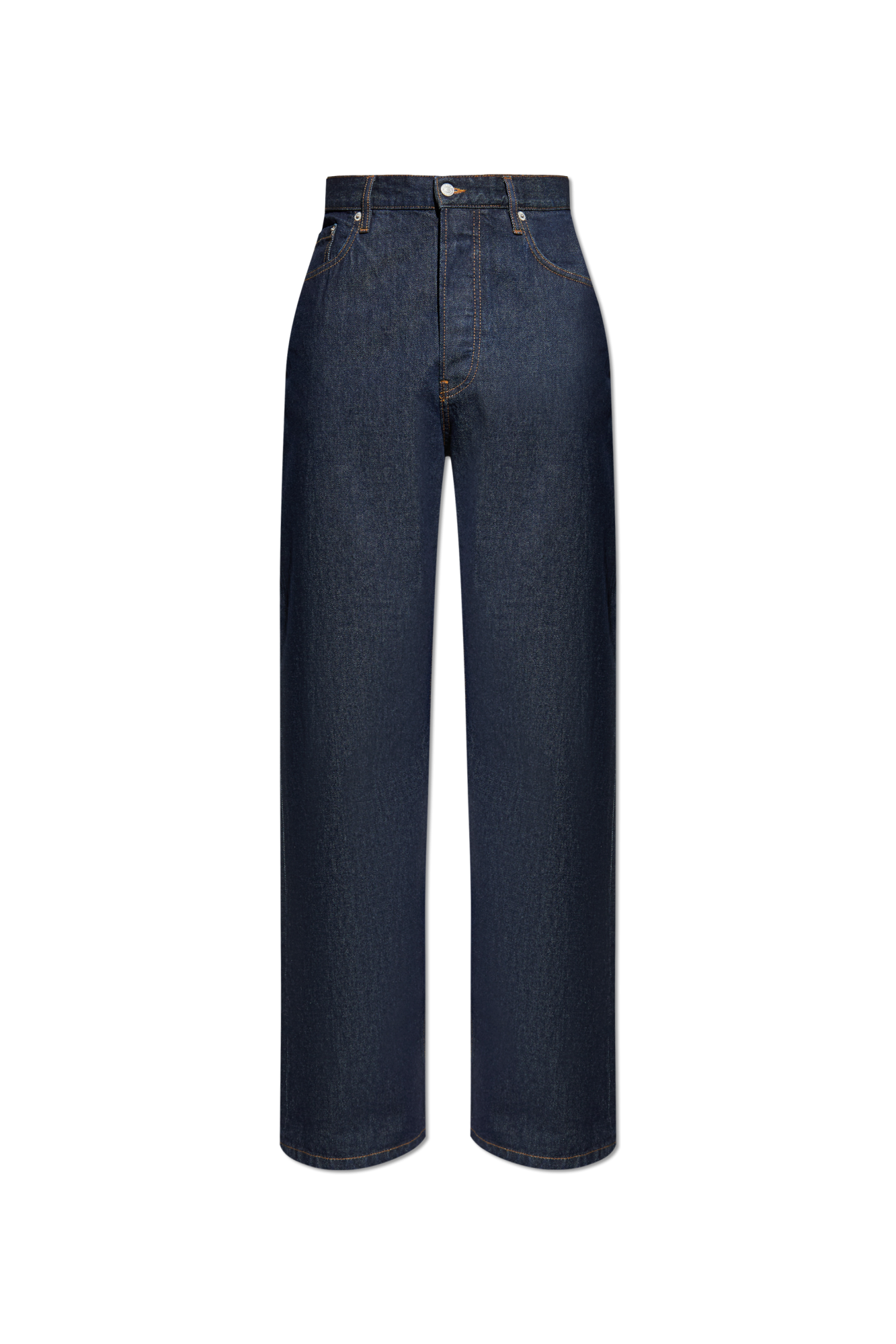 Dries Van Noten pine denim マーブル 【29】 Dries Van Noten Men's Pine Relaxed-Fit Light-Wash Jeans
